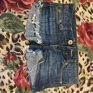 Guess Women's Blue Jean Shorts